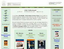 Tablet Screenshot of isuedizioni.com